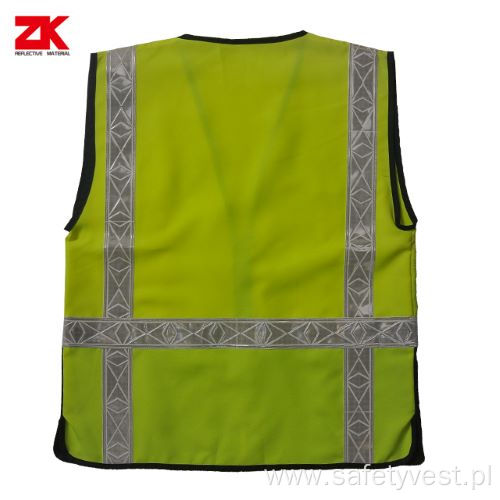 PVC NAME CARD POCKETS SAFETY VEST