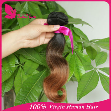 100% virgin brazilian hair cheap product wholesale ombre hair extension