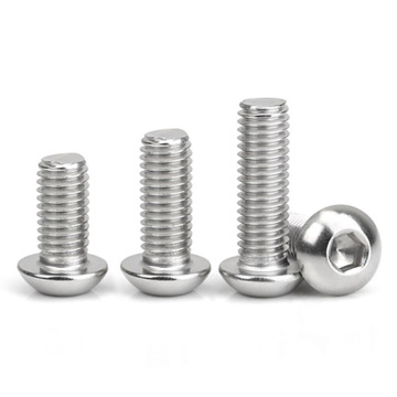 Stainless Steel Socket Hexagon Round Head Screw ISO7380