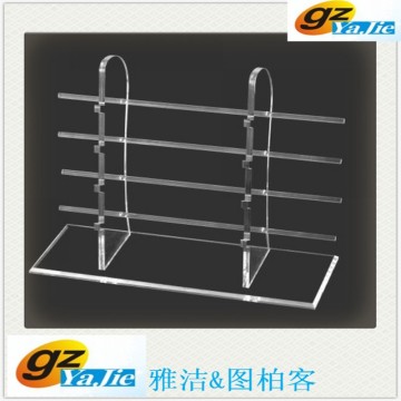 wood eyeglass display