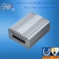 OEM aluminum extrude enclosure with varies surface treatments for electronic enclosure