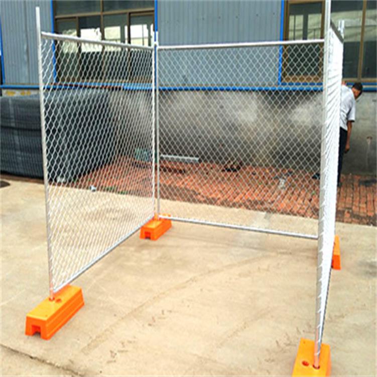 temporary chain link fence panel