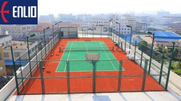 PP material outdoor basketball court interlocking floor tile