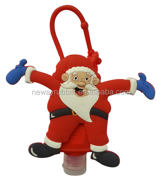 Christmas Design Hand Sanitizer Silicone Holder