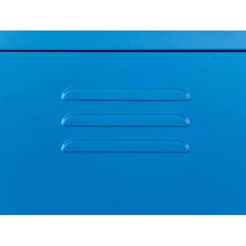 Blue Metal TV Stand with Storage Direct Wholesale