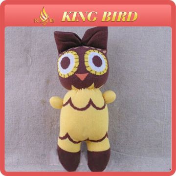 colorful sock anime plush doll pattern