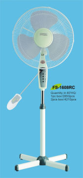 16"Remote Controlled Stand Fan