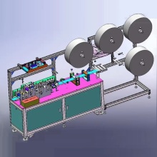 Fully Auto One-time Forming Elastic Earloop Mask Machine Wide Ear loop Gentle And Comfortable