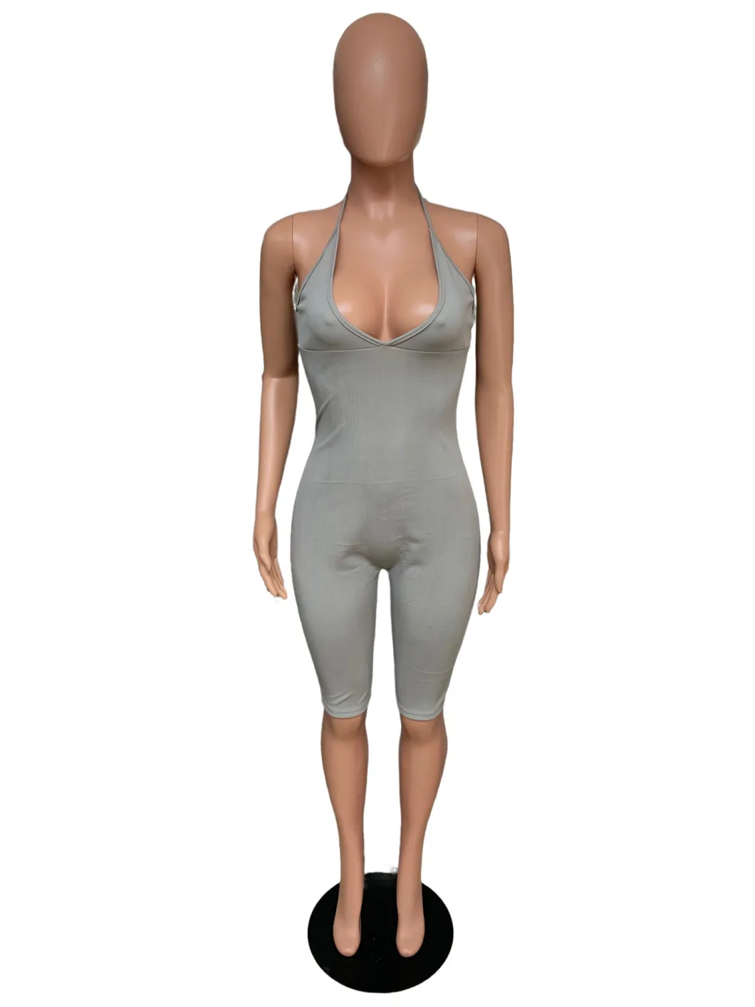 Best Selling Sexy Sport Jumpsuit with Open Chest and Back