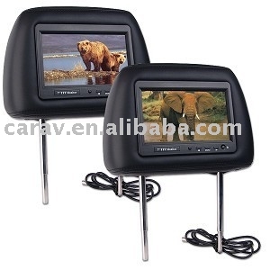 7"TFT LCD Headrest car Monitor with IR/ TV