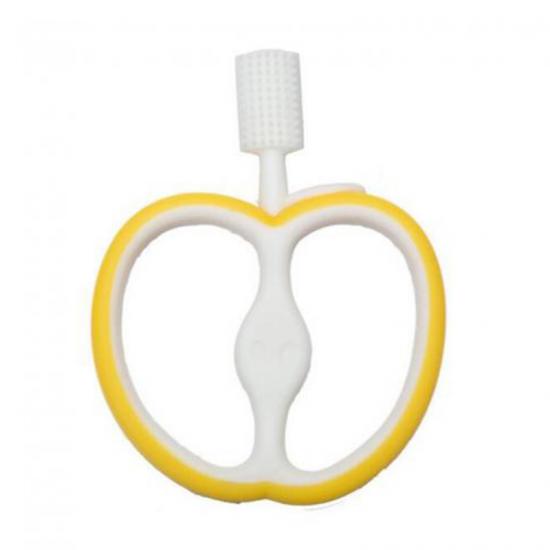 Apple Shape Baby Silicone Training Toothbrush