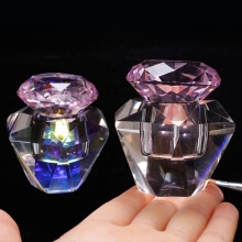 High Quality Pink Diamond Lid Glass Dappen Dishes