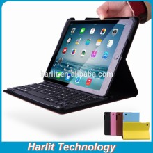 Hot Sell Leather Case Bluetooth Keyboard For iPad Air , Bluetooth Keyboard With Leather Case For iPad Air