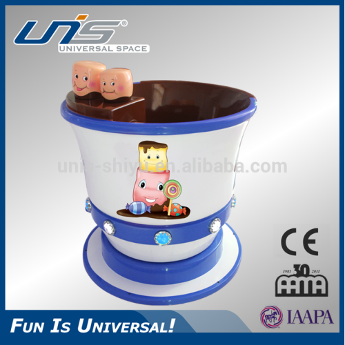 UNIS game saucer amusement game and kiddie ride for mall
