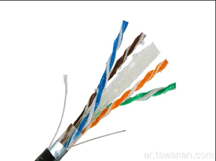 عالي السرعة CAT6 كابل ملتوية زوج STP