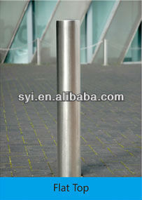Cast iron parking guard post isolation post traffic barrier with chain movable parking post