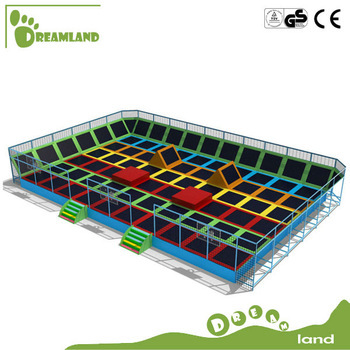 Jumping adult indoor crane trampoline