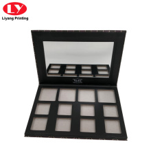 Custom Cardboard Paper Eyeshadow Palette Box with Mirror