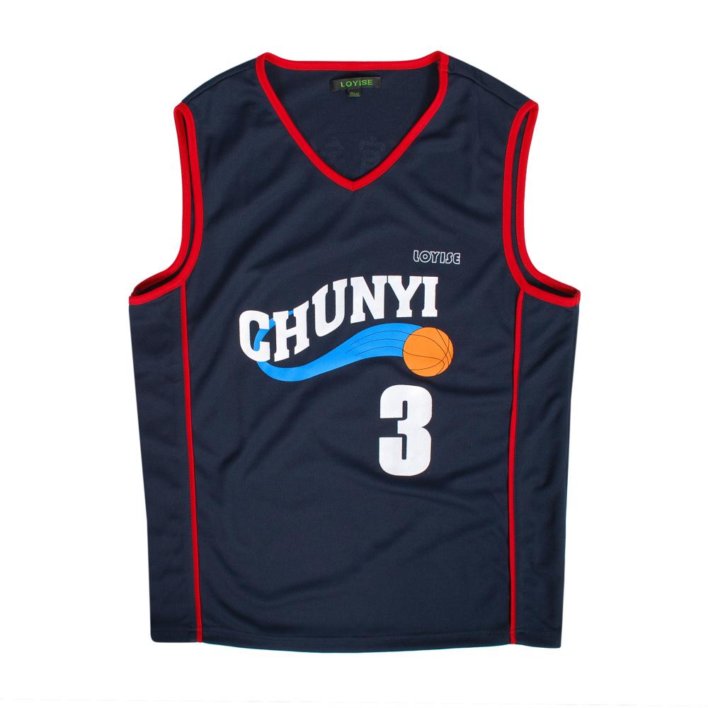 Ensemble d'uniformes de basket-ball en polyester en gros