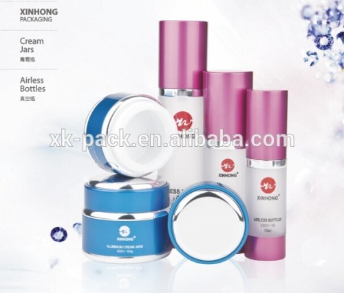 face cream aluminum cosmetic container