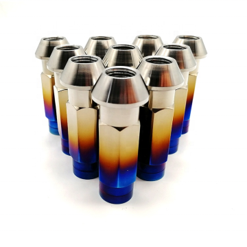 Titanium Open Ended Lug Nuts - Anti-Theft Wheel Nuts for Auto Parts