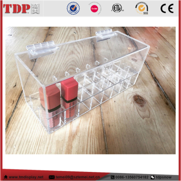 clear acrylic makeup storage lipstick holder makeup organizer with lid