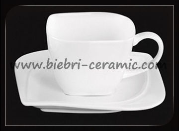 white square ceramic tea cups coffee cups