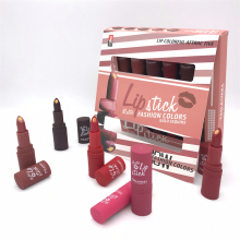 Gold Sequins Fashion Lipsticks: Custom Private Label Cosmetics in Attractive Colors