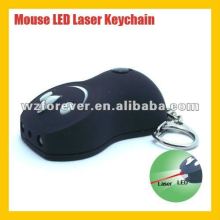 Mouse Novelty LED Laser Keyring