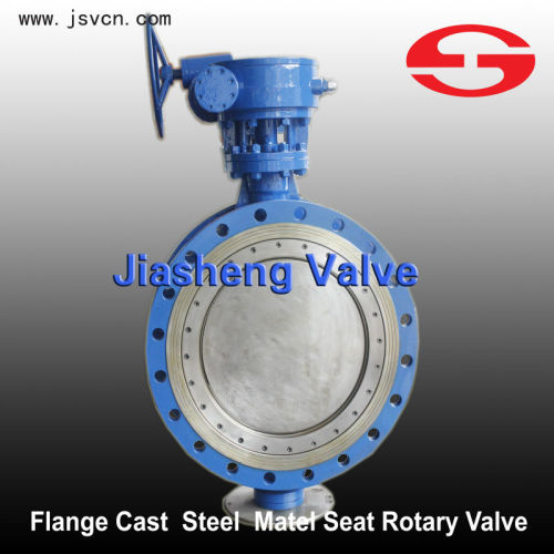 Carbon Steel Stainless Steel Matel Seat Flange Rotary Valve