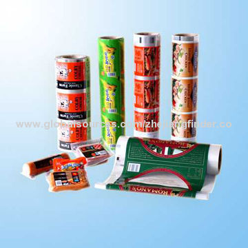 Plastic packaging bag roll film for coffee, tea, candy, snack, dried food, grilled chicken, beef