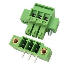 3.81mm pitch fixed on PCB panel pluggable terminals