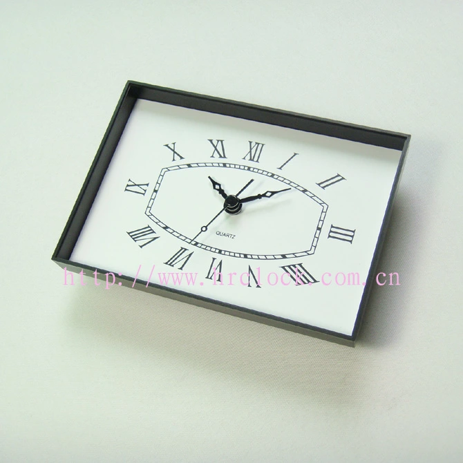 Square Clock Insert Photo Frame Clock High Quality Plastic Picture Frame Insert