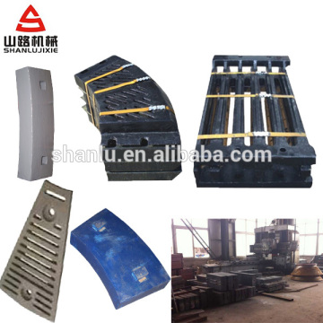 ball mill parts high manganese ball mill liners plate