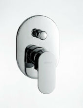 2 functions faucet diverter valve,shower diverter valve, brass concealed diverter shower valve