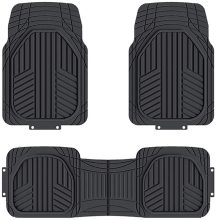 Heavy Duty Front & Rear Rubber Floor Mats