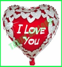 18" I love you balloon,Valentine' Day balloon