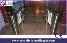 Automatic Pedestrian Turnstile Gate / Controlled Access Gla