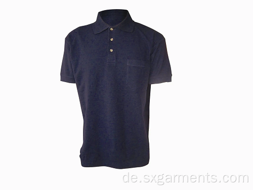 100% Baumwoll-Herren-Polo-Shirt Kurzarm