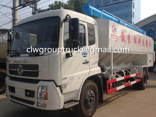 Dongfeng 4 x 2 बल्क फ़ीड ट्रक 12CBM