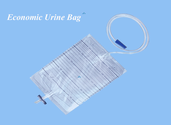 Urine Bag In Blue Background2