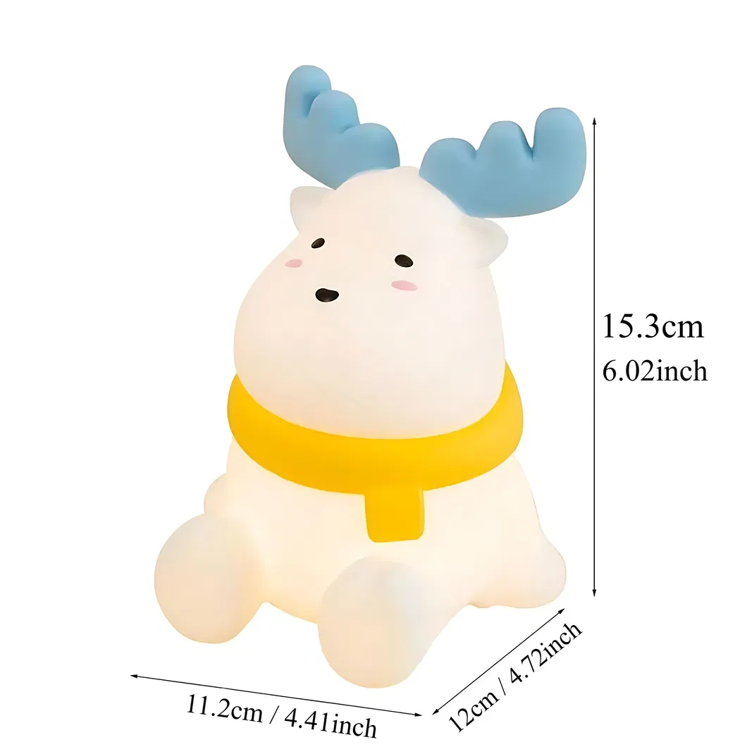 Little Elk Clapping Night Light - LED Desk Lamp for Kids