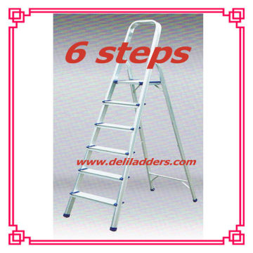 Step Ladder, Aluminum Ladder Used, 6 steps household ladders, safety ladder