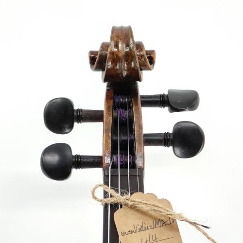 Violino profissional feito à mão em madeira maciça de tamanho real