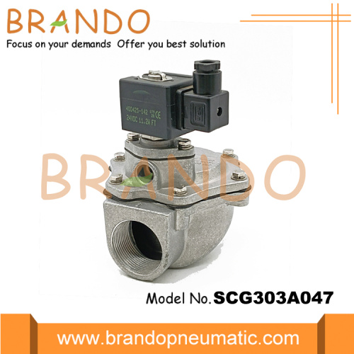 SCG353A047 1.5 &quot;ASCO TypThreaded صمام النبض الزاوية اليمنى