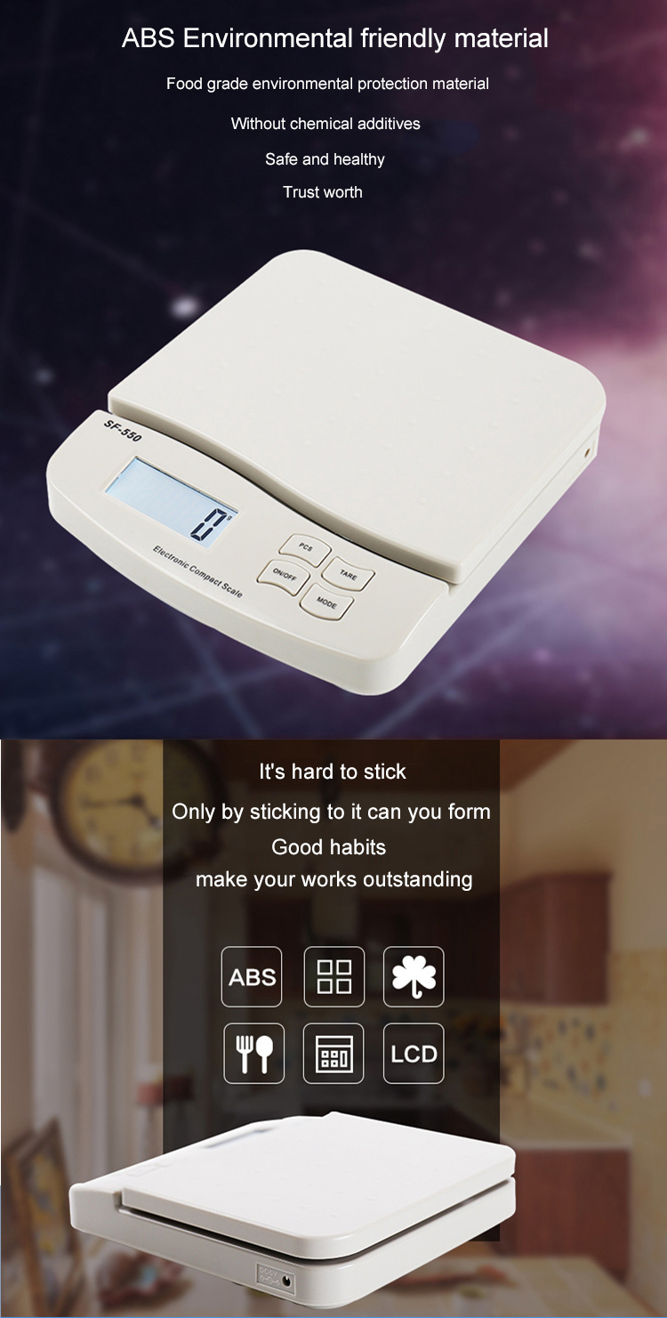 SF-550 electronic food scale digital kitchen 30kg electric postal parcel shipping weighing scale