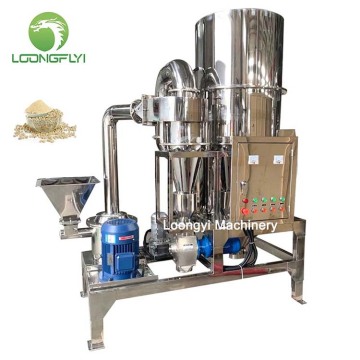 Tea leaf ginger powder air cyclone crusher machine