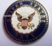 USA One-Side Challenge Coin