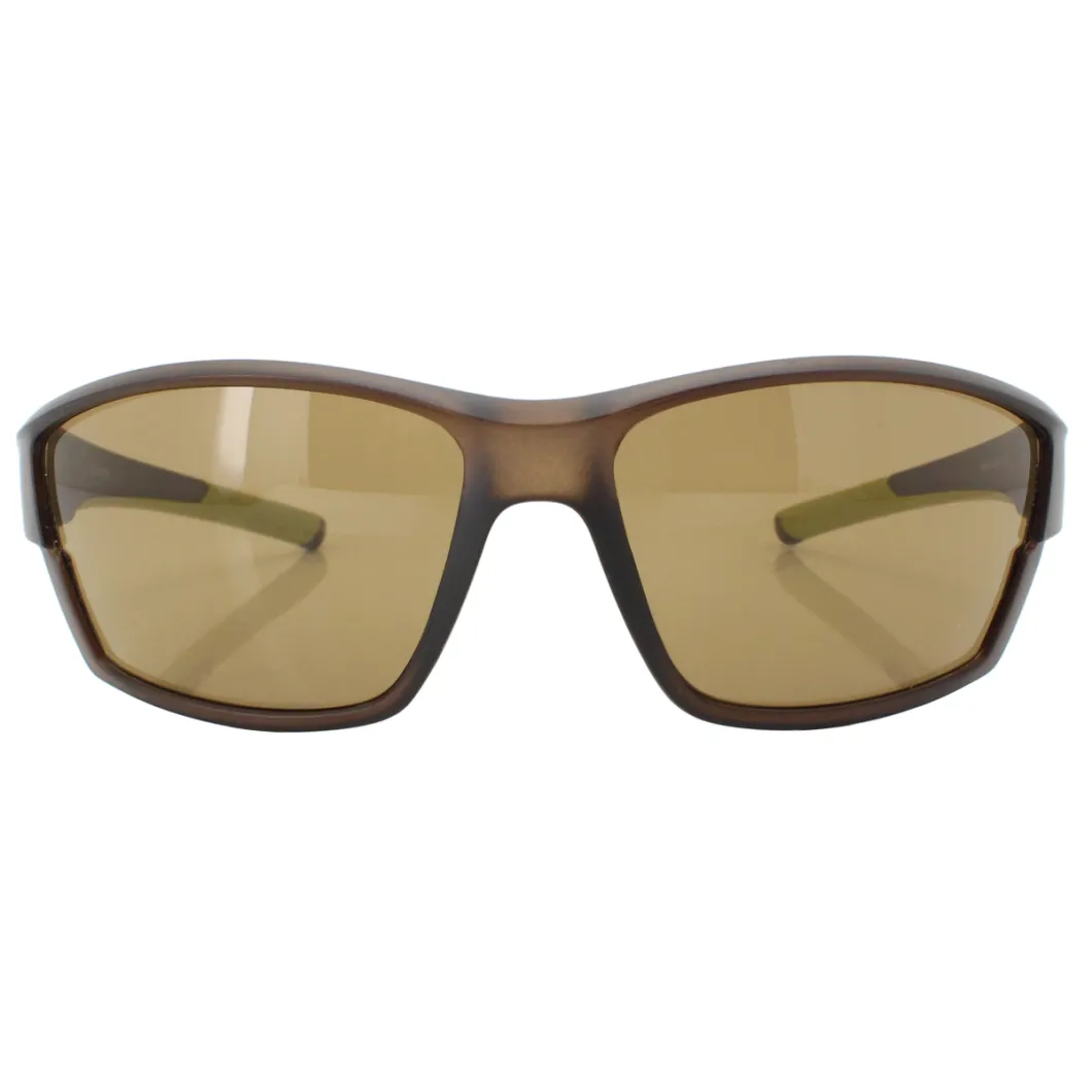 2020 Light Crystal Brown Sports Sunglasses