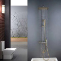 Waterfall hot and cold shower faucet set